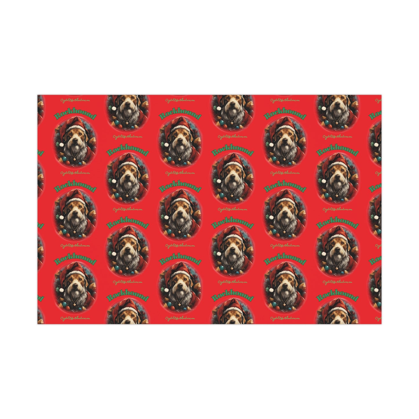 Santa Rockhound Gift Wrap Papers