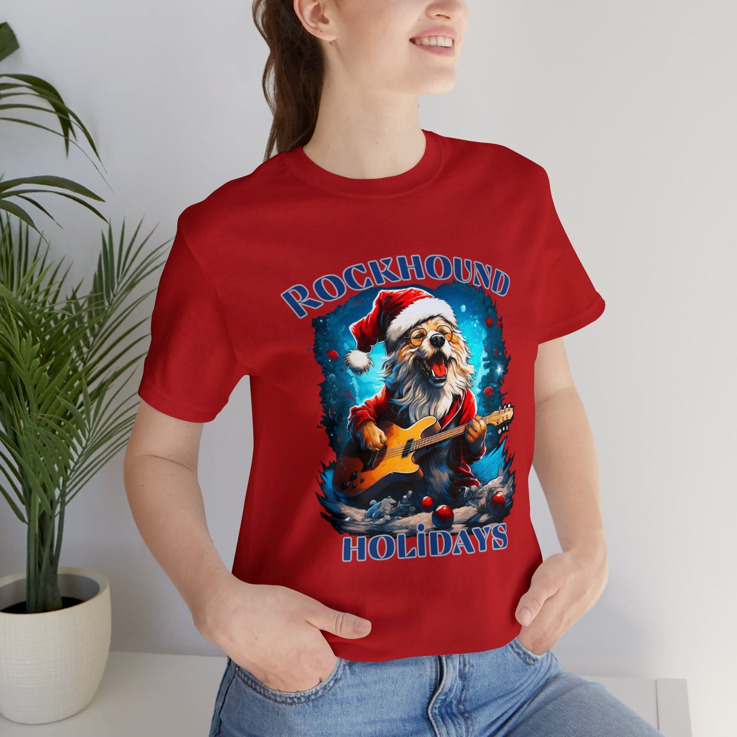 Rocking Santa Dog T-Shirt