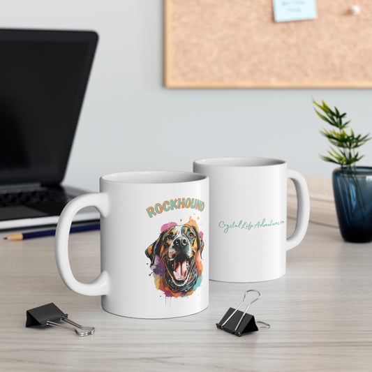 Watercolor Rockhound 11 oz Mug