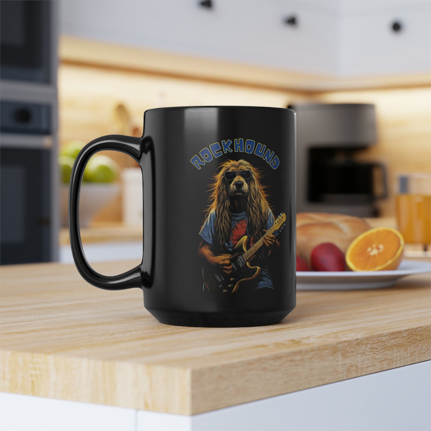 Retro Guitar Rockhound Mug