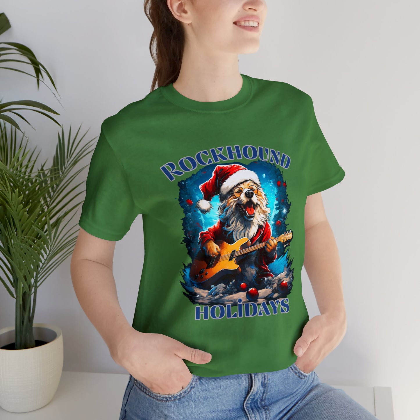 Rocking Santa Dog T-Shirt